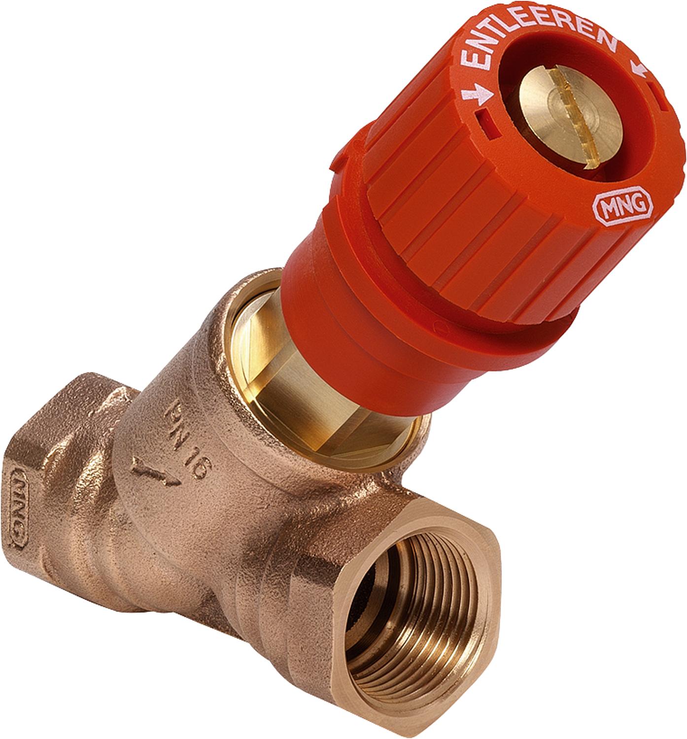 Strangregulierventil Honeywell Kombi-3-Plus, V5000 DN10(3/8")IG, rot