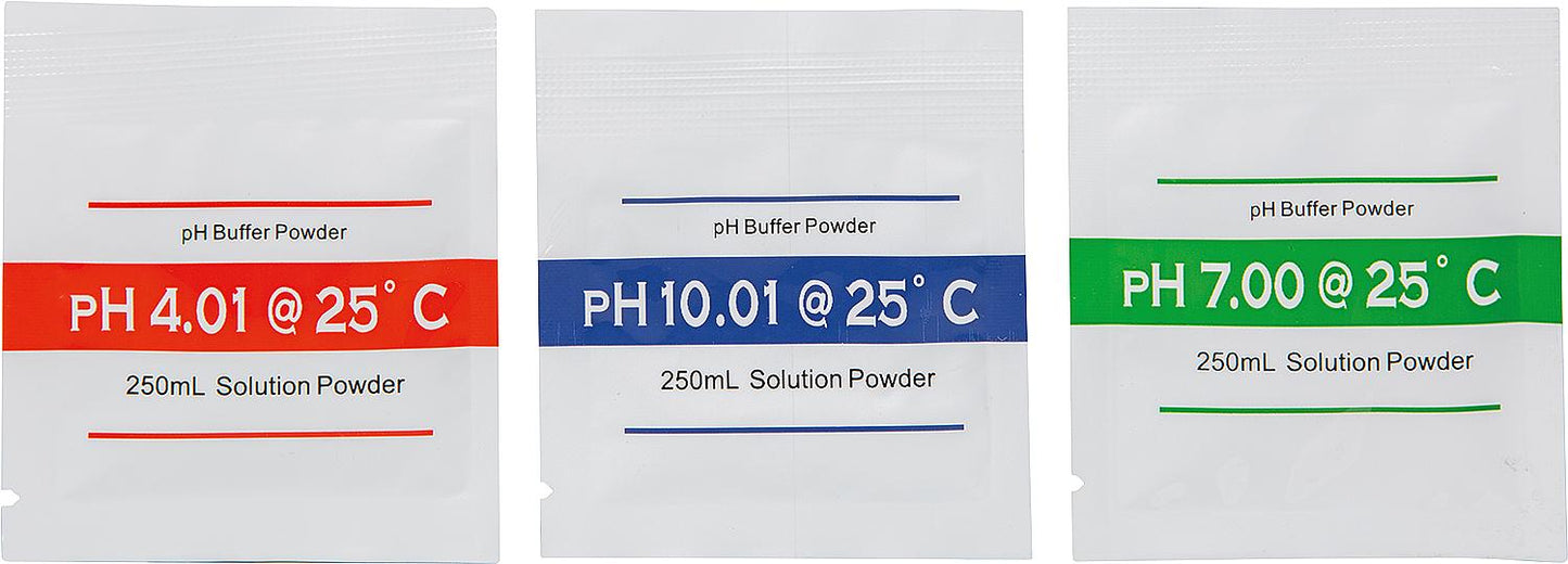 Pufferpulver PH4, 7 und 10 zu Heizungswasserbox 90 878 68