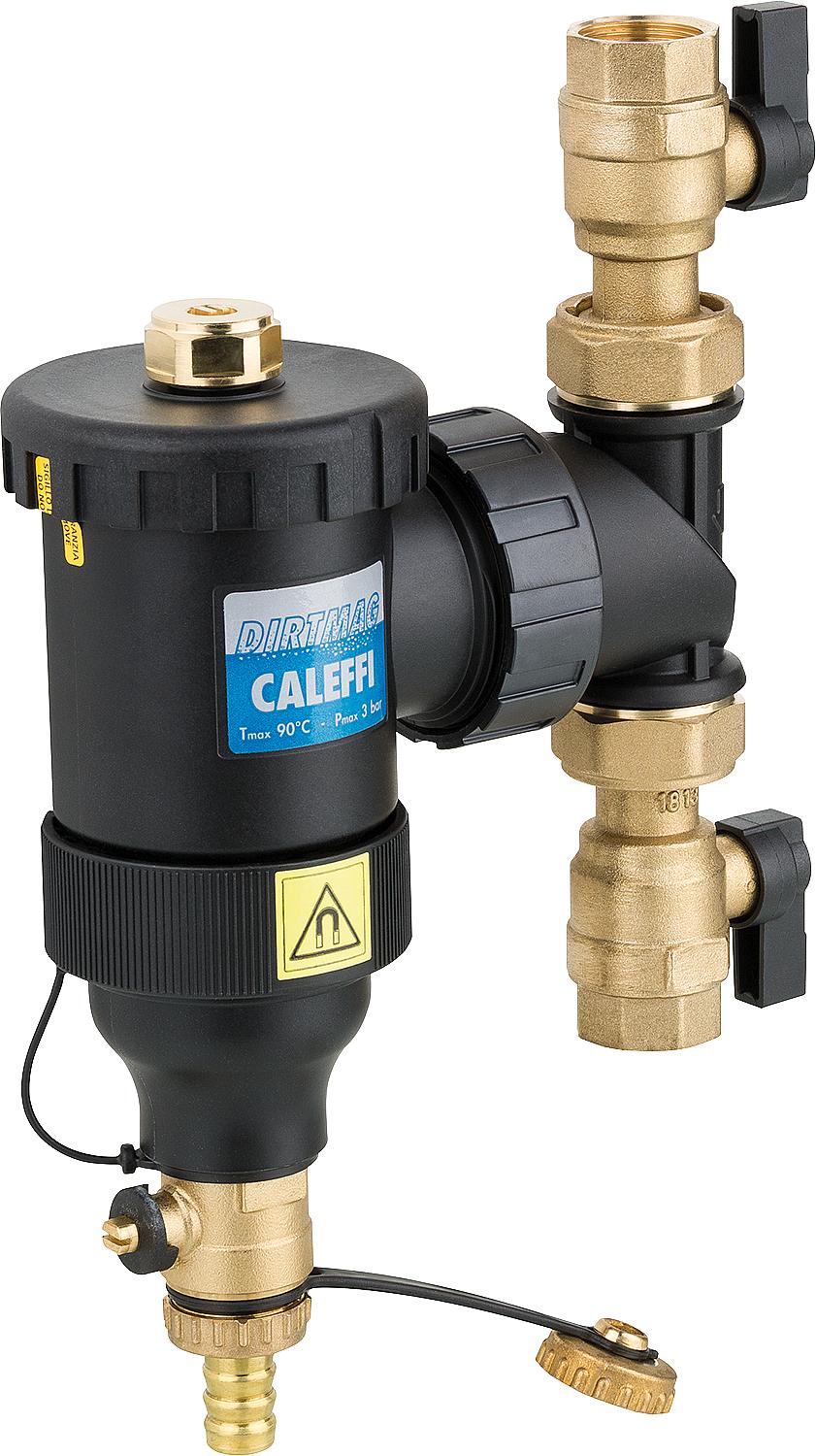 Magnetit- und Schlammabscheider DIRTMAG DN32(11/4") IG, mit Absperrkugelhähne