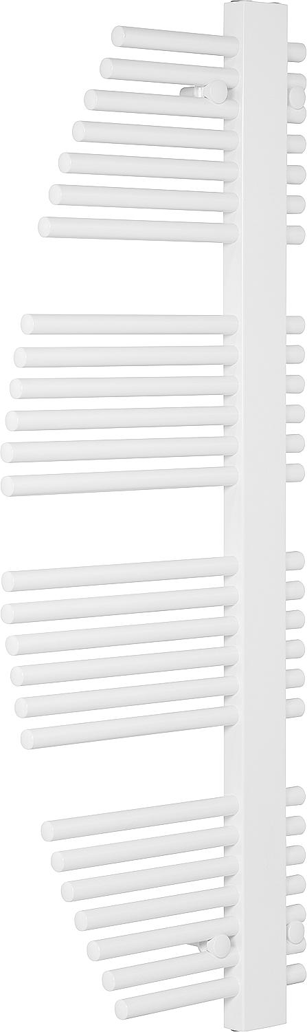 Vespucci towel radiator, color: white, dimensions (H x W): 1320 x 500 mm