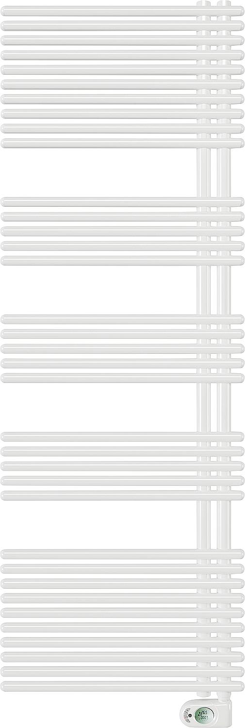 Electric towel radiator, model Garda, 600 watts, color: RAL 9016 white