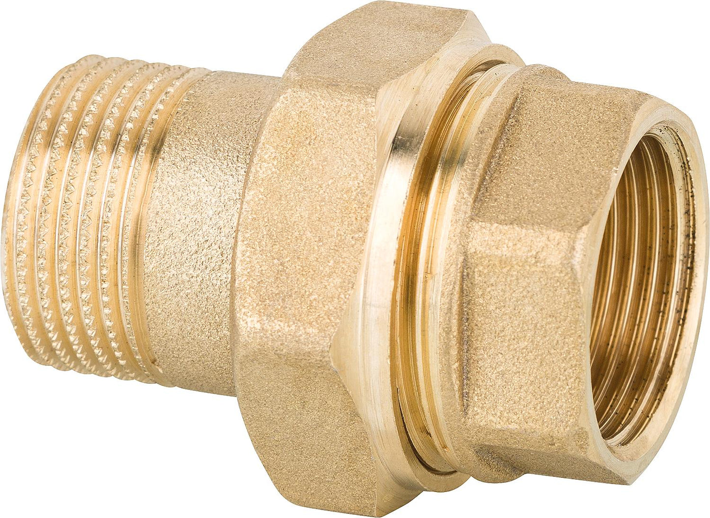 Brass screw fitting DN10 (3/8") IxA conical sealing PN10 conical sealing, PN10