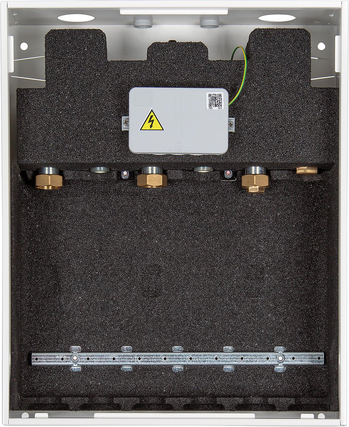 Easyflow modular manifold box for 3 heating circuits with hydraulic separator