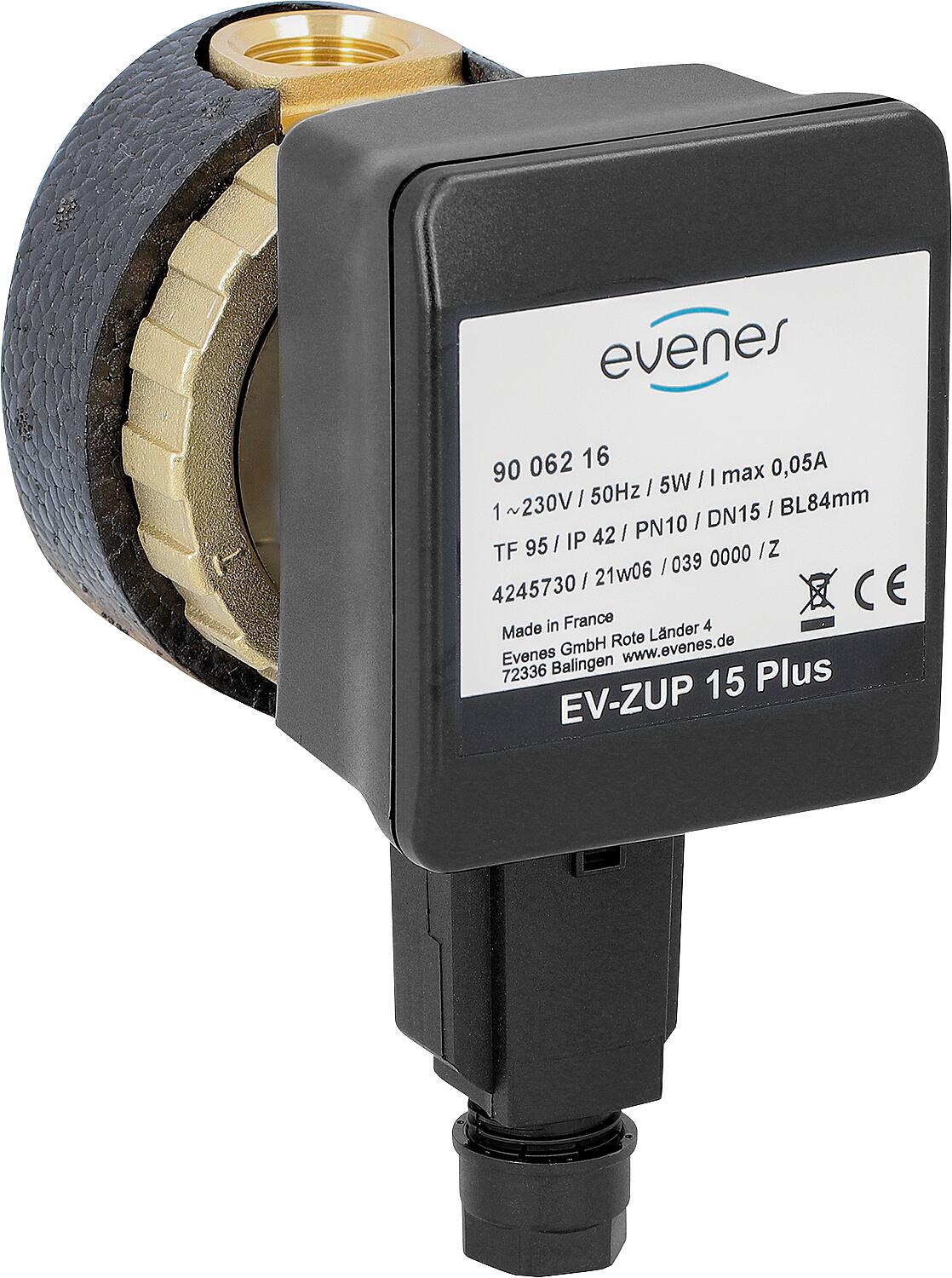 Circulation pump evenes EV ZUP 15 Plus DN15 (1/2") IT