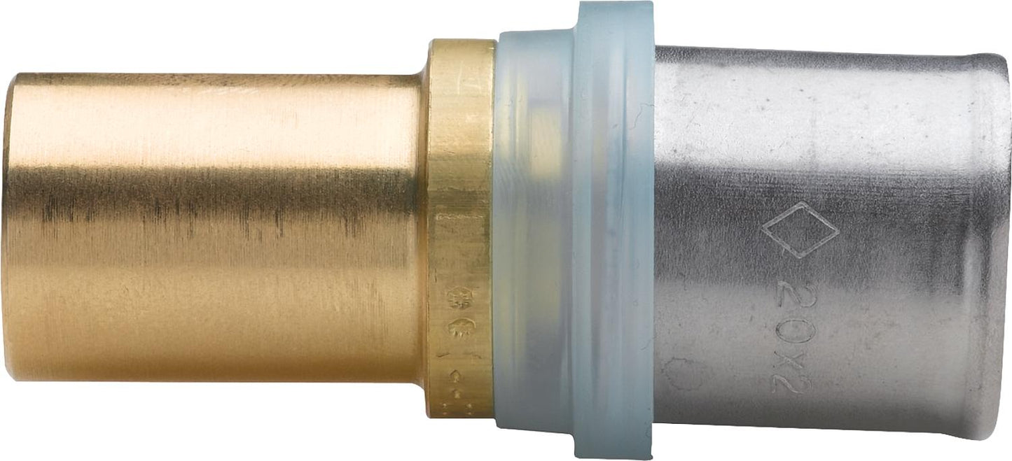 Transition fitting EVENES multilayer composite/steel-copper, 16x2 - 15 mm