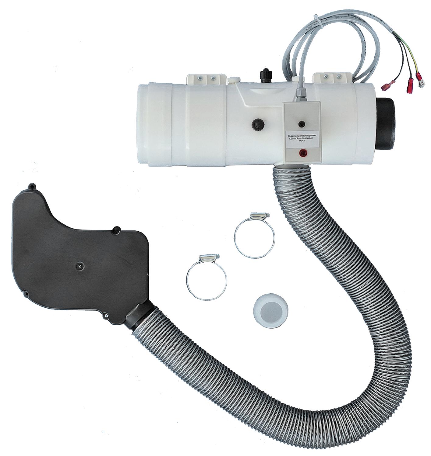 Kit de raccordement d'évacuation RLU C63(x) avec ATB, DN80/125, compatible avec Evenoil Plus, indépendant de l'air ambiant