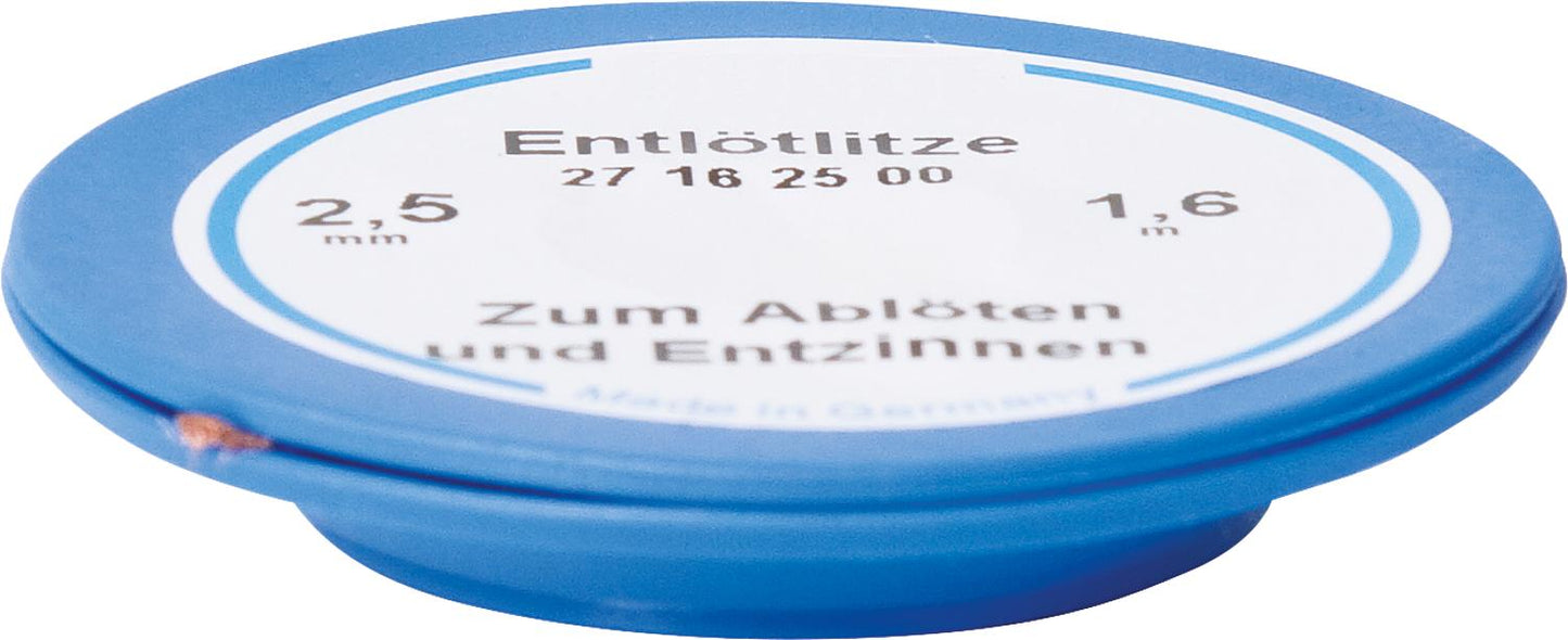 Tresse à dessouder 1 rouleau de 1,6 m.