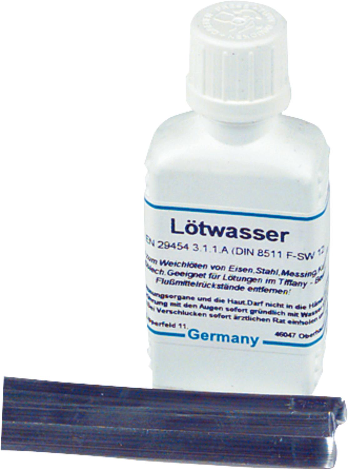 Roofing soft soldering set