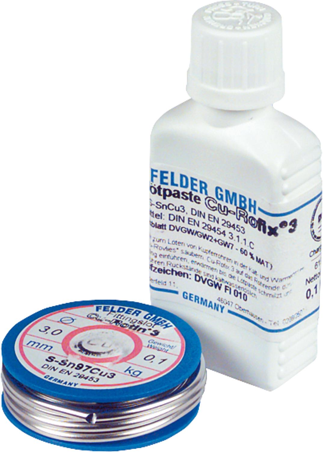 Special installation soft soldering set