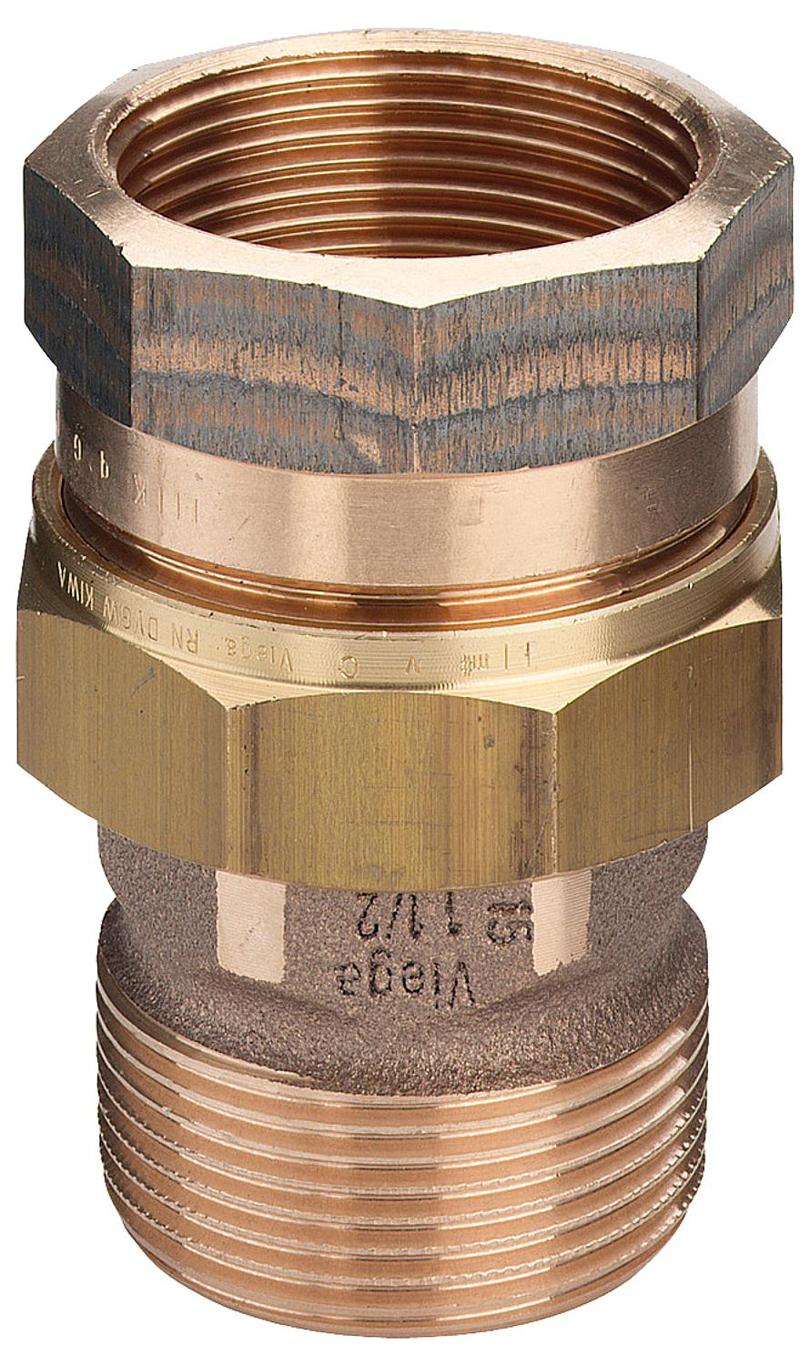 Raccord fileté en laiton rouge
Raccord à vis (filetage femelle x filetage mâle)