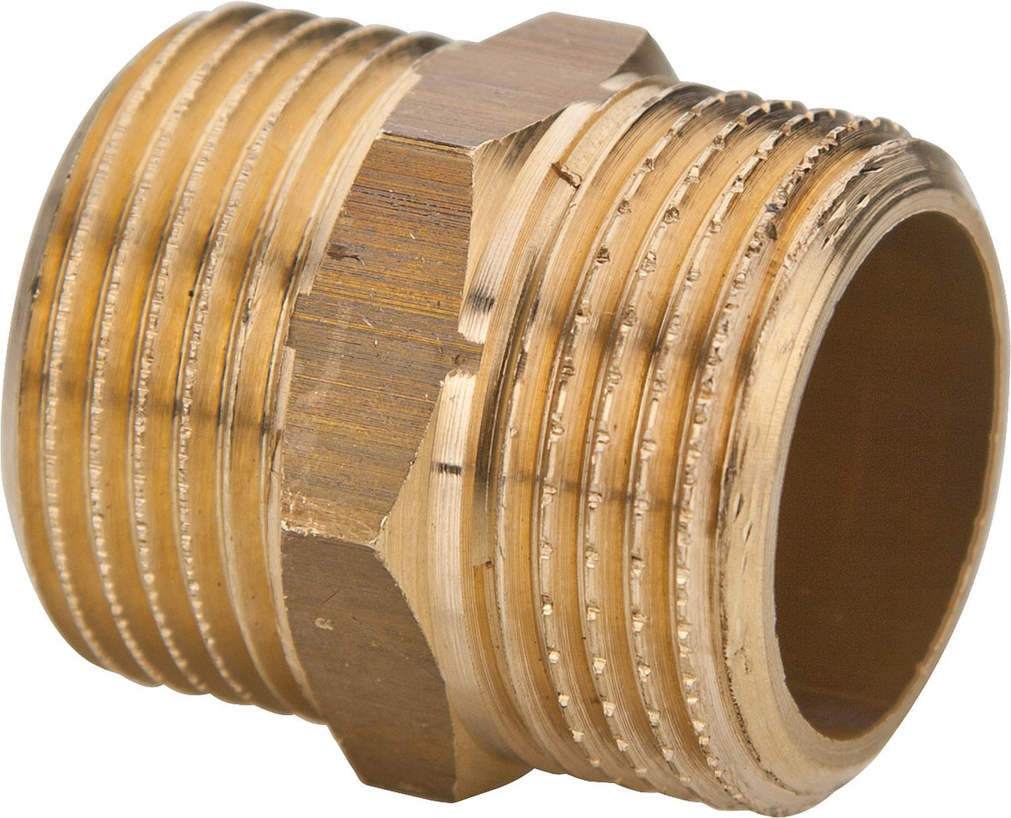 Double nipple brass 1/8"x1/8"