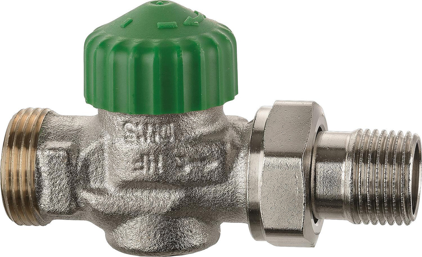 Thermostatic valve body IMI Heimeier Eclipse 300, DN15(1/2") x G3/4" Eurocone, straight-through design