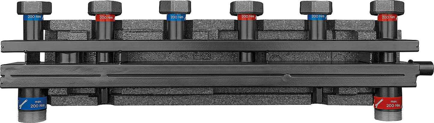 Evenes VTW3/2 combination manifold ÜWM DN40 (1 1/2"), 3m³/h, 70kW, incl. bracket and insulation