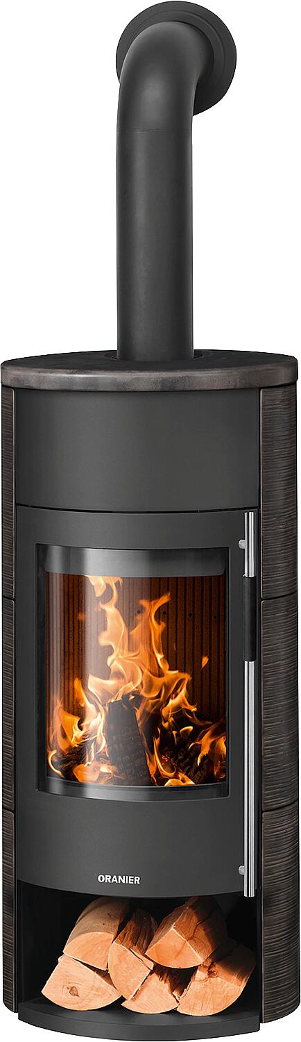 Poêle à bois Oranier Polar Neo W+, acier noir