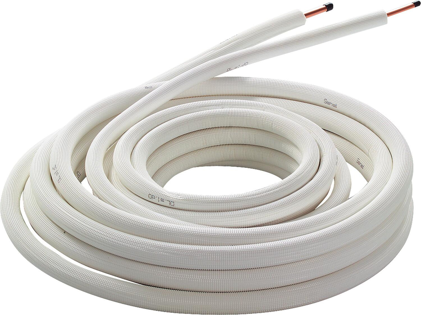 Refrigerant piping, 2-way 1/4" - 1/2", for WKF80, sold by the meter