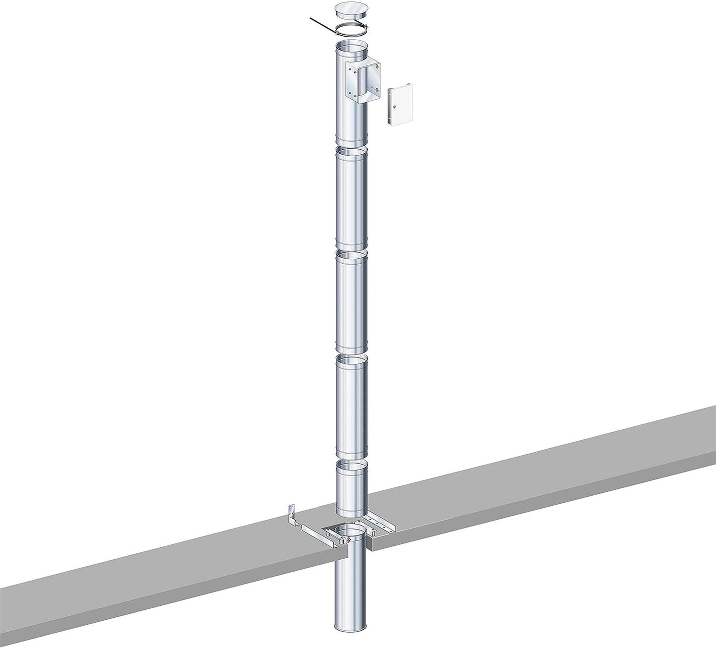 Kits de montage rapide pour conduits à linge