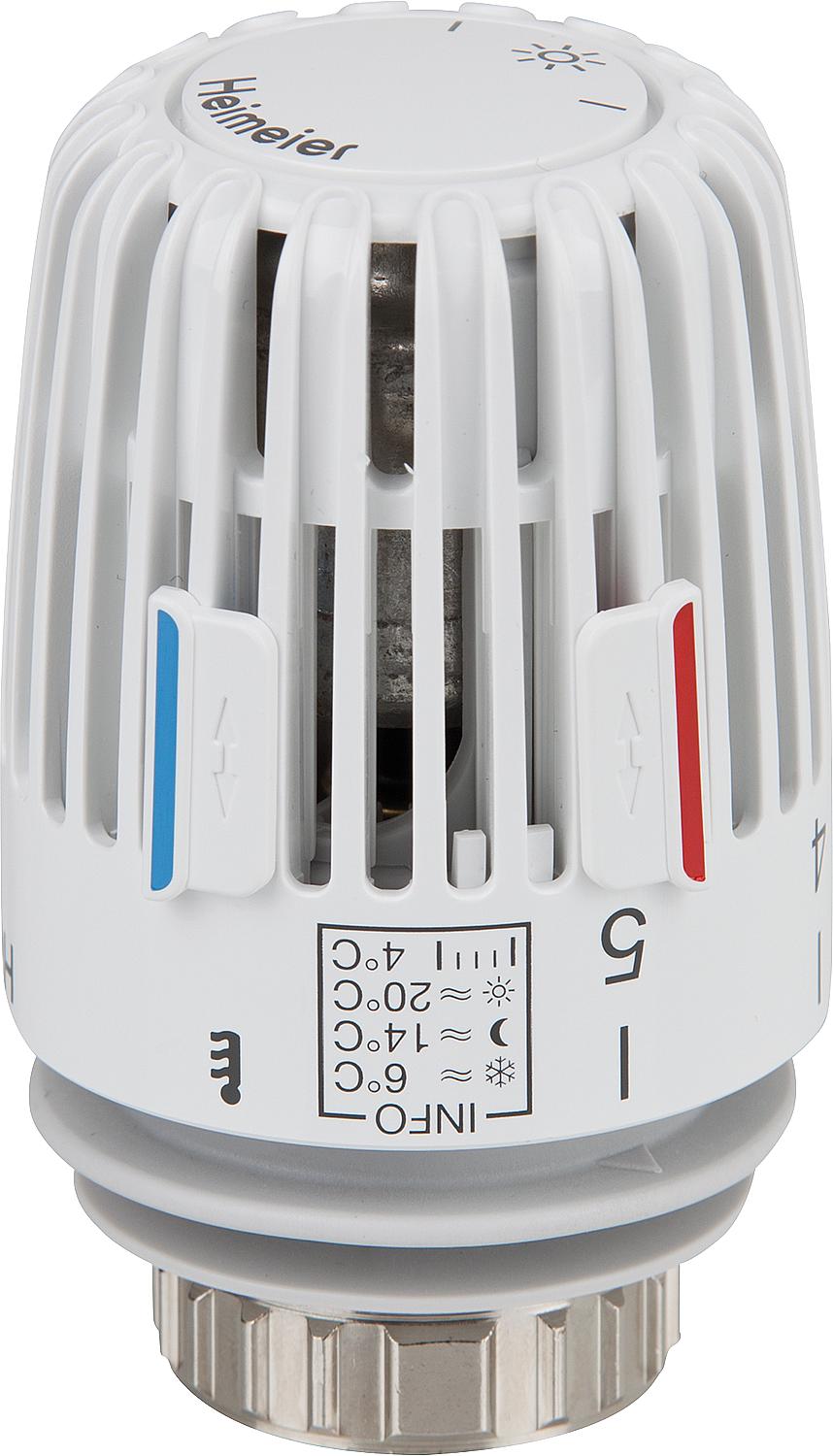 Tête de thermostat K avec position 0, de 6°C à 28°C