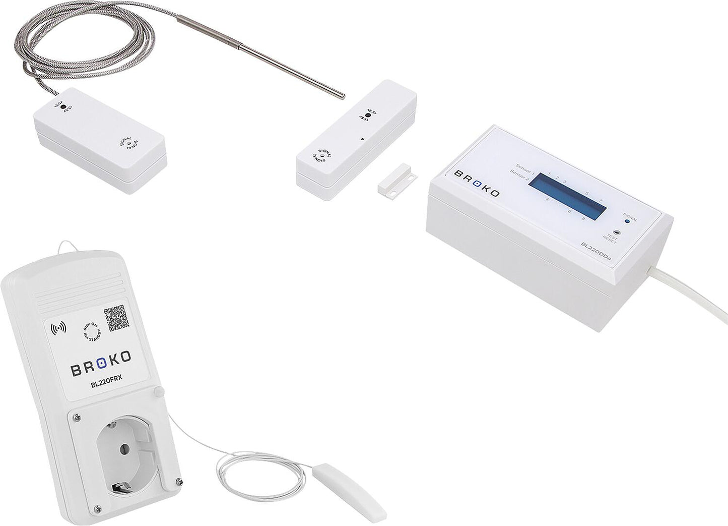 Funk-Unterdruckwächter-Set BL220FTDDa, Steckdosenversion, Aufputz