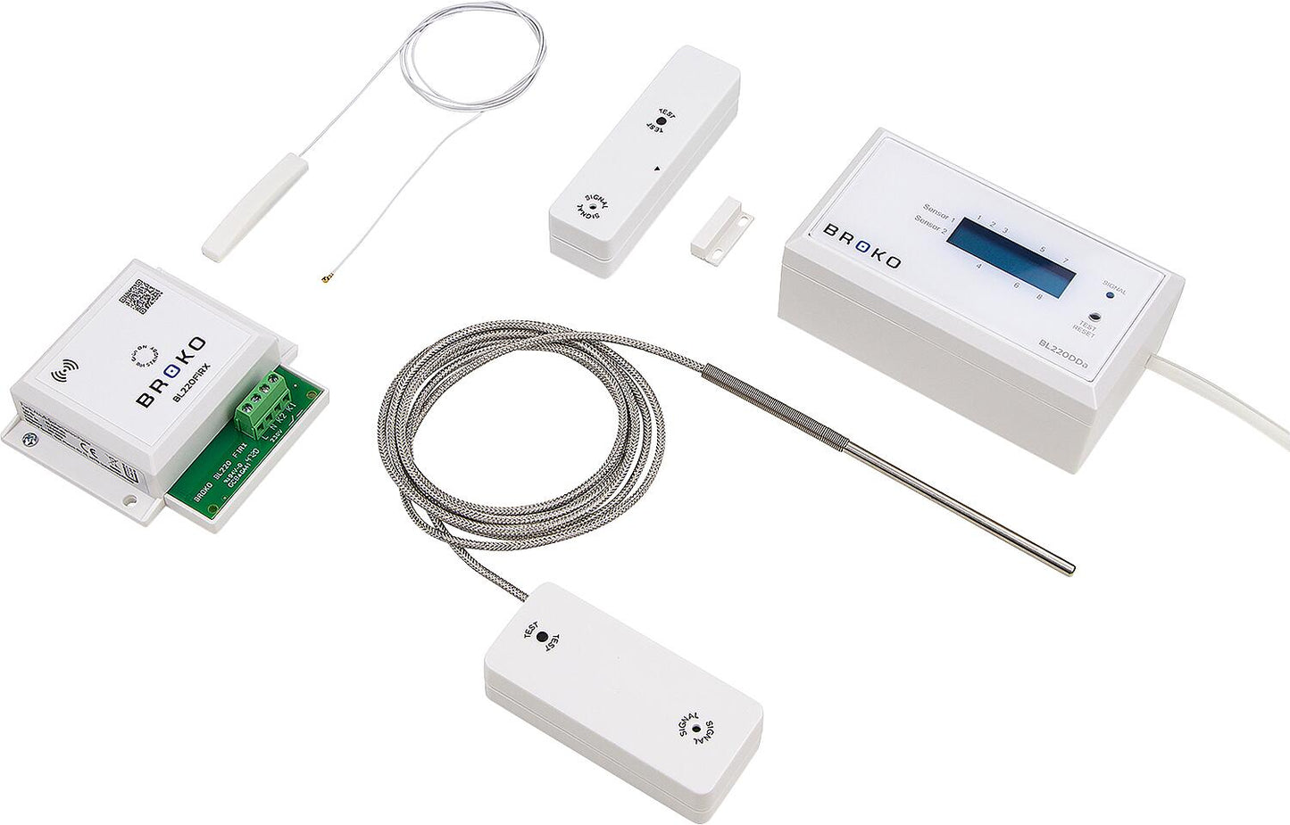 Ensemble de surveillance de pression négative sans fil BL220FiTDDa, version encastrée, version en saillie