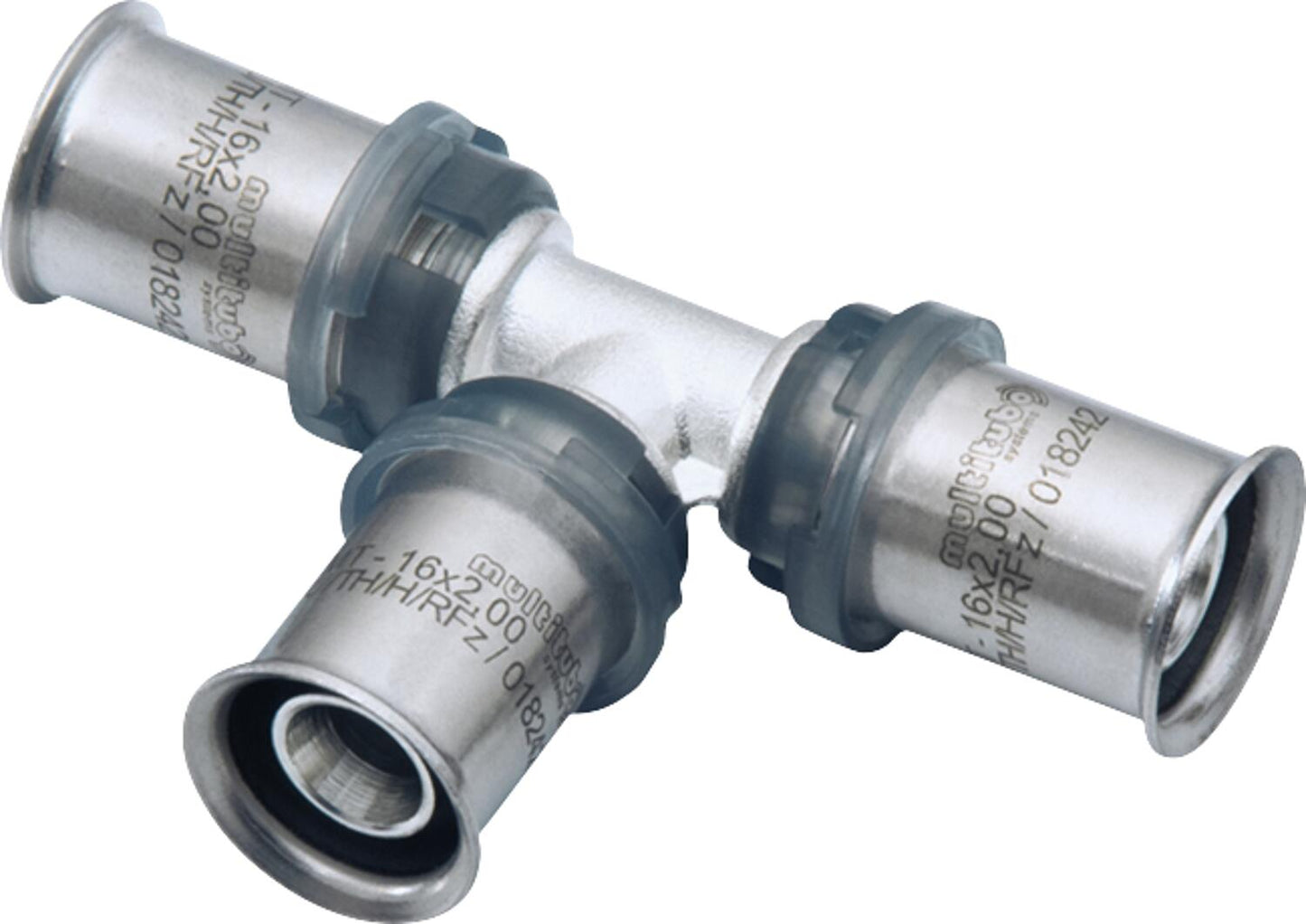 MULTITUBO Press-T-piece Ø16mm, tinned