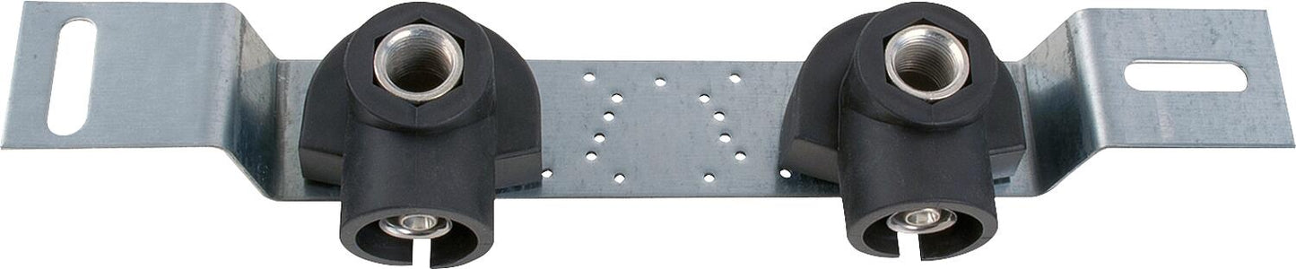 MULTITUBO curved mounting rail set Ø16mm-DN15 (1/2") IG 150mm, incl. sound insulation