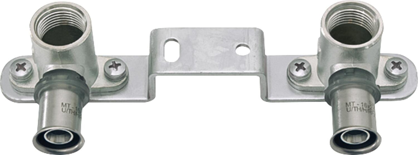 MULTITUBO mounting rail set Gemini Ø16mm-DN15 (1/2") IT 120mm