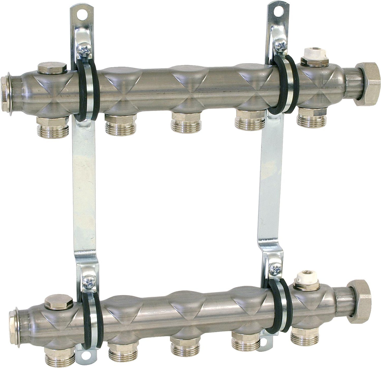 Strawa heating manifold 2 groups type e-class 5202 1" nut free-rotating