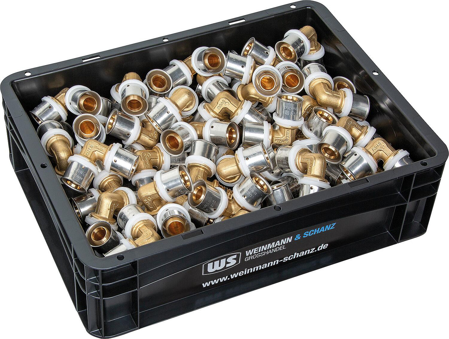 Pressfitting-TH elbow Ø16x2mm value pack 50 pieces + WS box free!