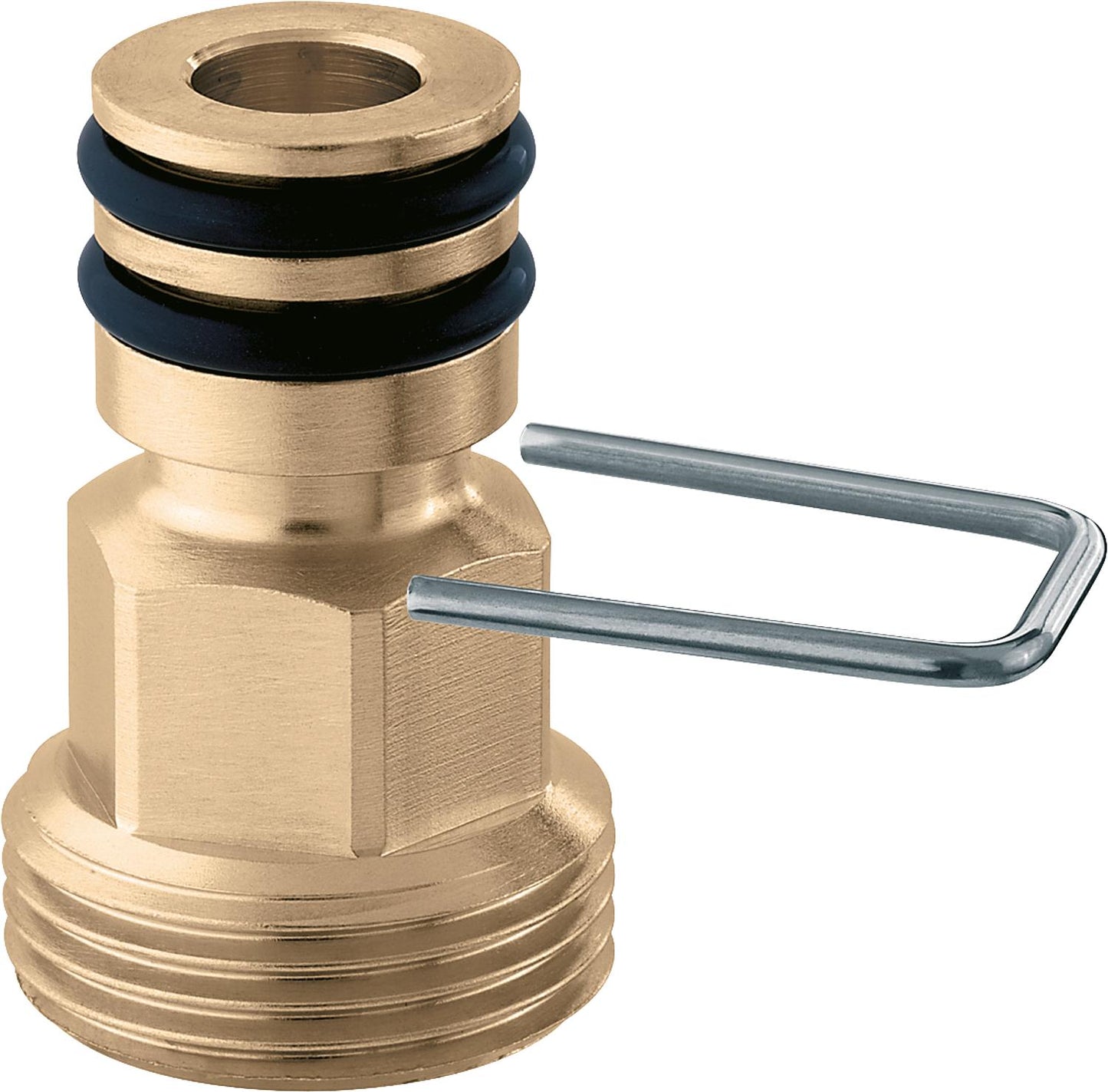 Plug adapter 3/4" male x 18mm with clip, accessory for plastic distributors