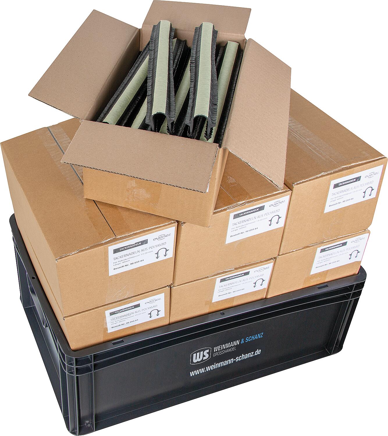 Value pack of magazine-fed staples, 10,000 pieces, + WS box free!