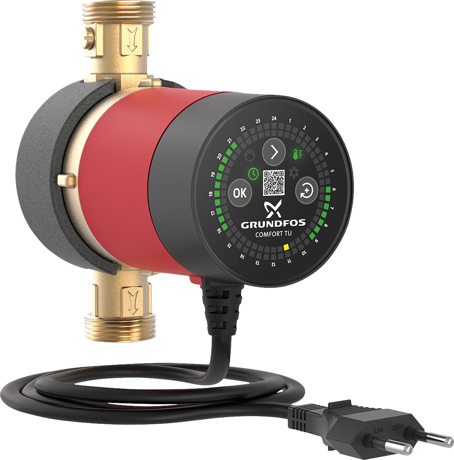 Zirkulationspumpe Grundfos Comfort 15-14 B TU, DN15 (1/2"), Baulänge 80 mm