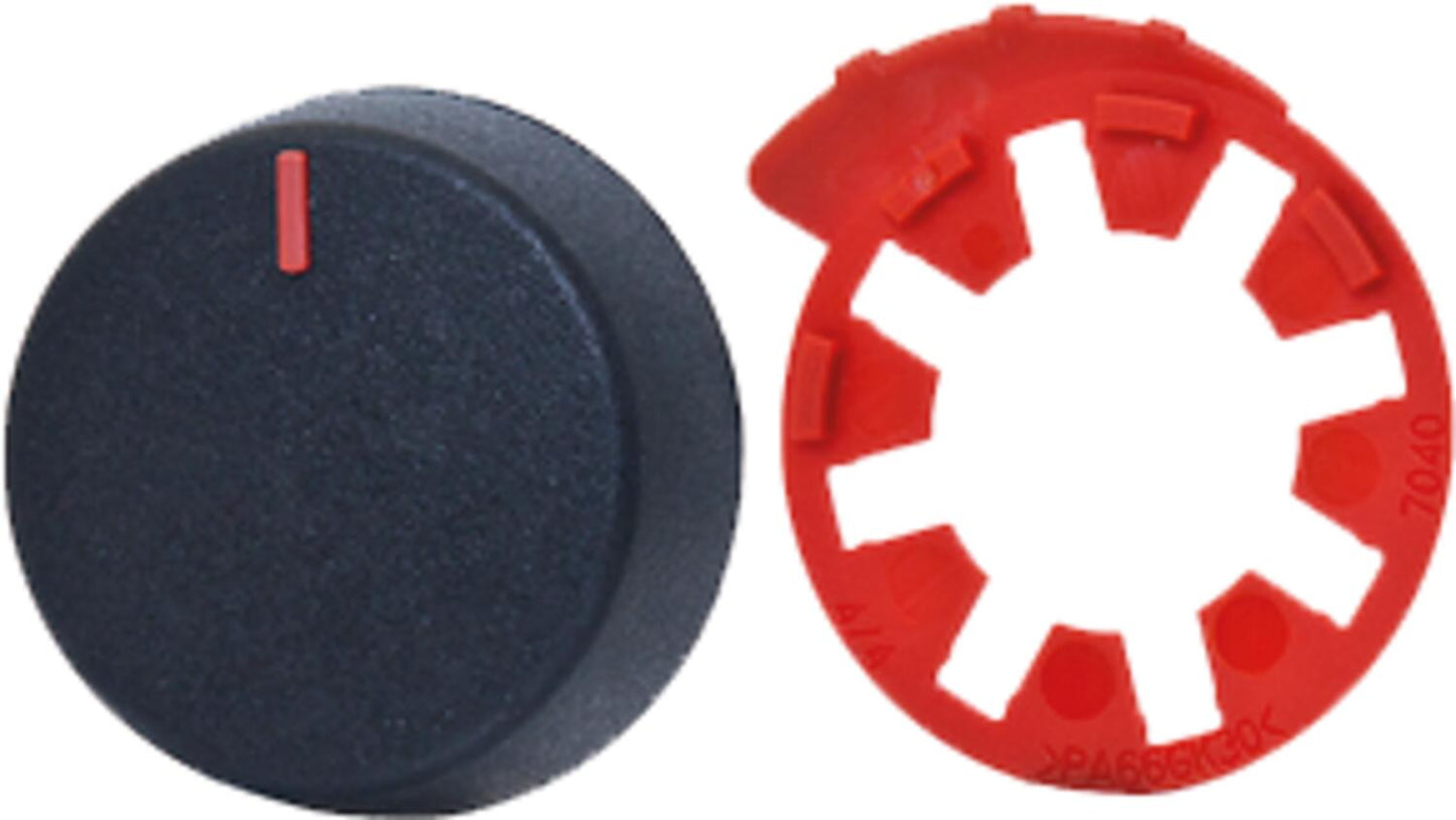 Mischer-Stellknopf ESBE Typ VRG803 mit Skala passend zu Serie VRG, VRB, VRH