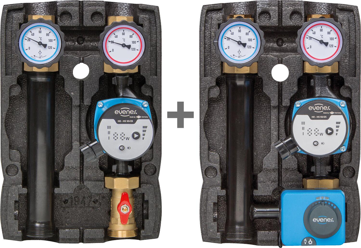 Advantage package: Heating circuit set Easyflow mixed & unmixed