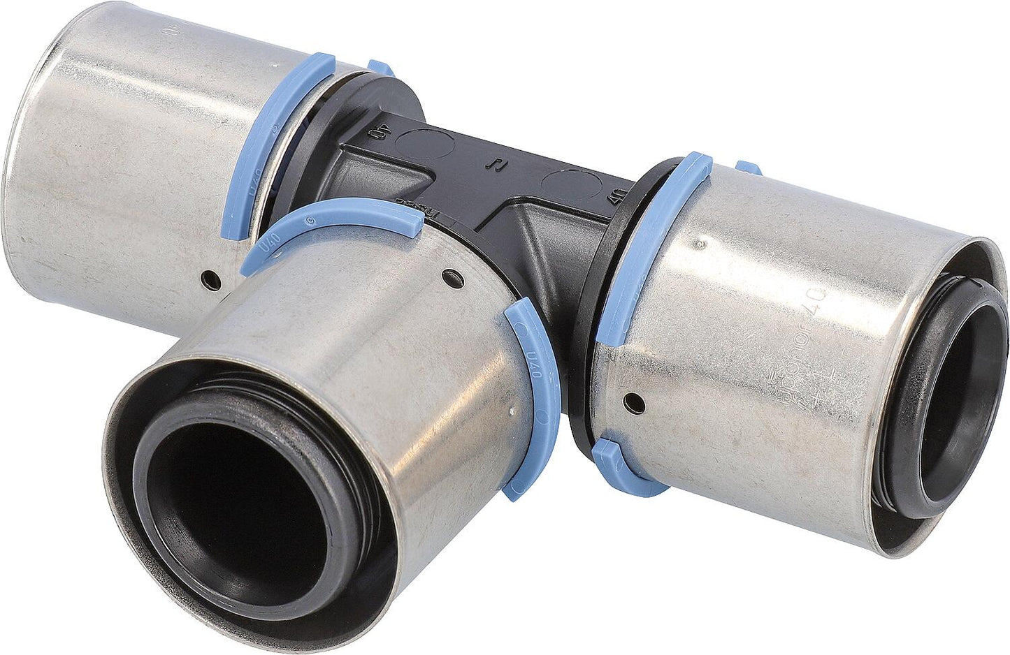 Uponor S-Press composite T-piece PPSU Ø40mm-Ø40mm-Ø40mm