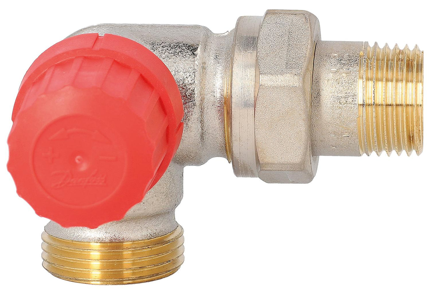 Thermostatventil Danfoss RA-N15, Winkeleck links, DN15 (1/2")xDN20 (3/4") Eurokonus