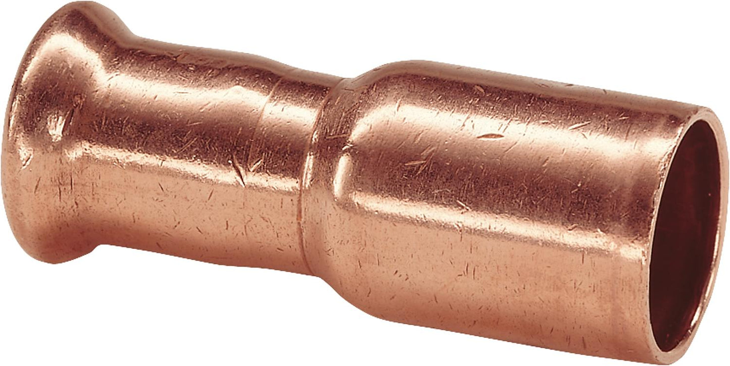 Copper press fitting M-profile reducer a/i 15x12 type 7243
