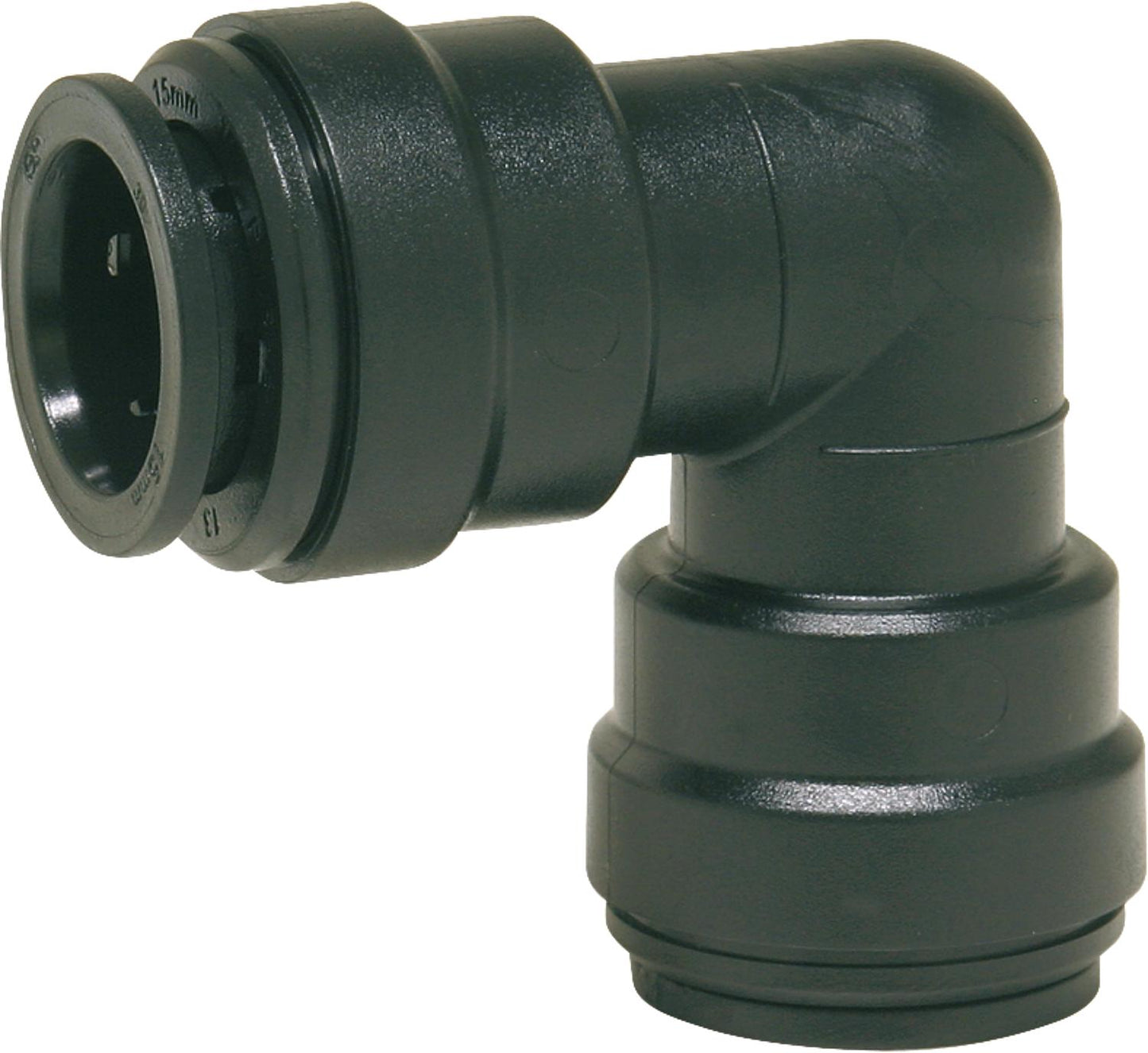 Angle connector 15 mm, 90°, (I/I)