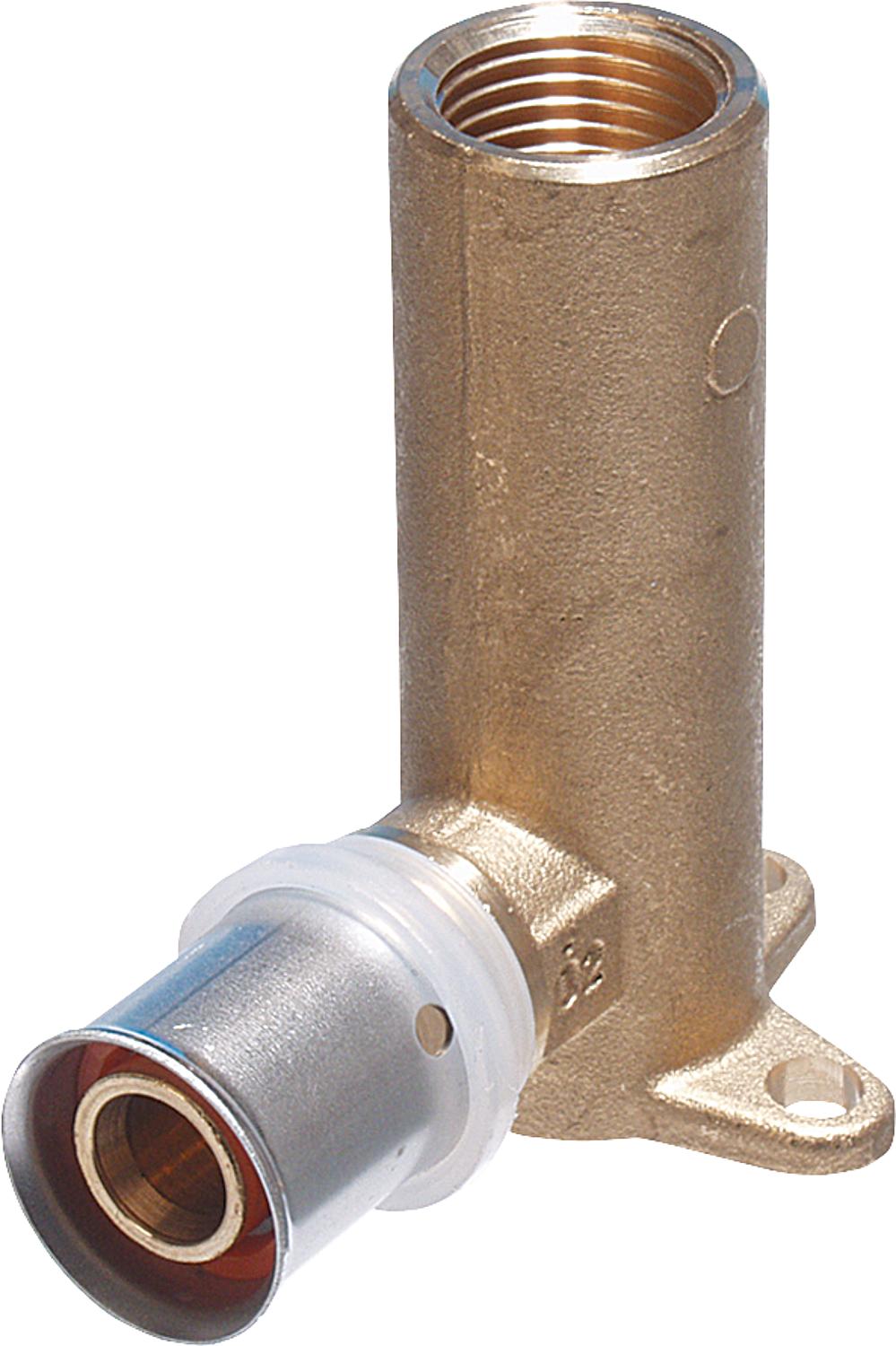 Press fitting for MSVR TH contour wall angle long 16x2mm-1/2'' - IG, 78 mm