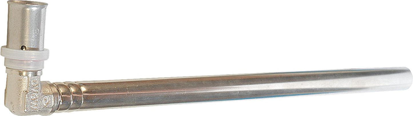 Équerre de raccordement de radiateur, nickelée