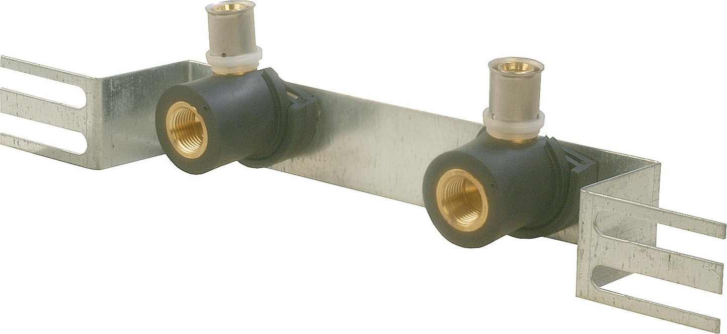 Press fitting for MSVR TH contour wall angle, mounted in a short set, 1/2"-16x2 h.52mm, 2 insulations