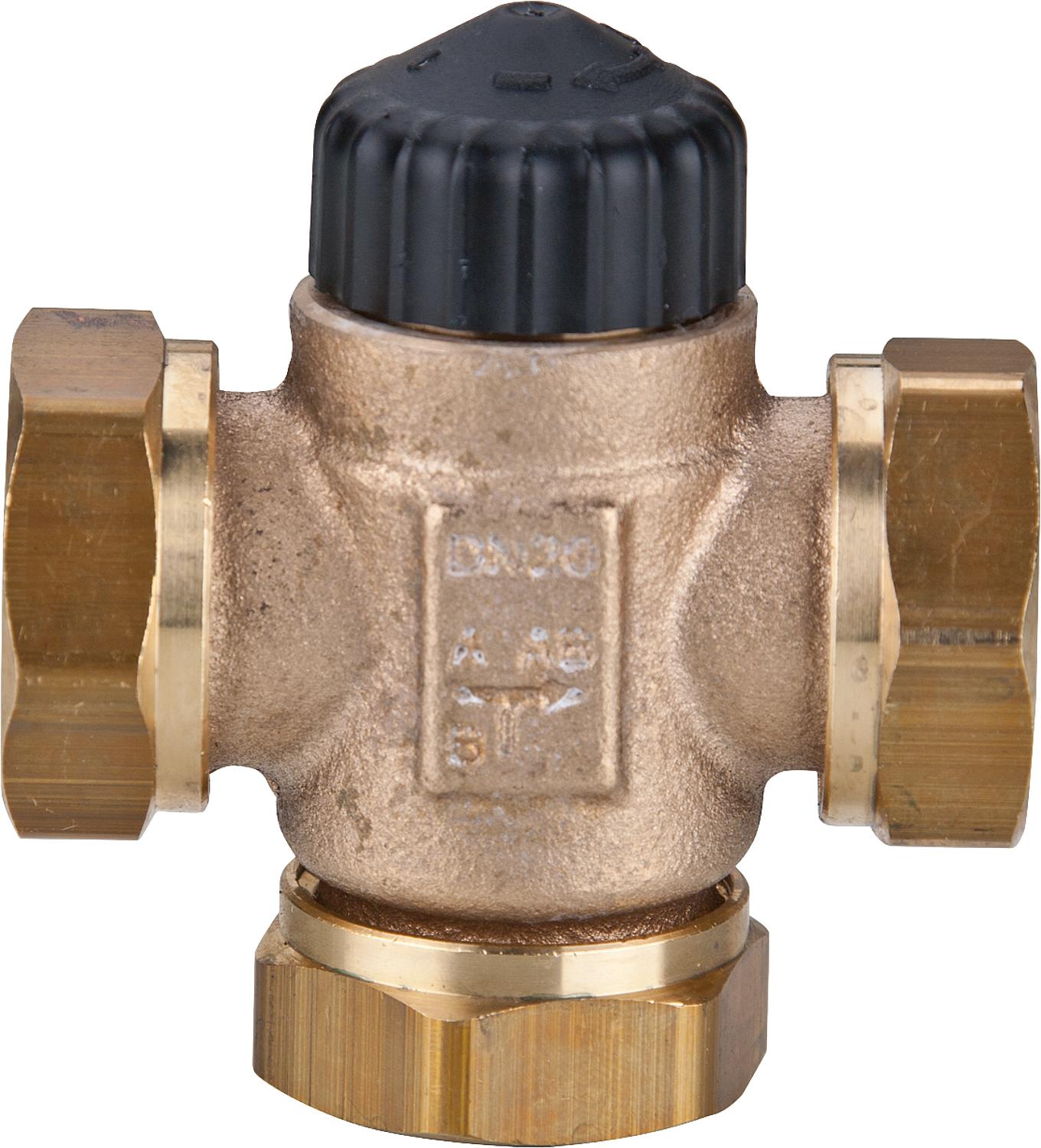 Three-way mixing valve IMI Heimeier DN15(1/2") kvs 2.5 flat sealing