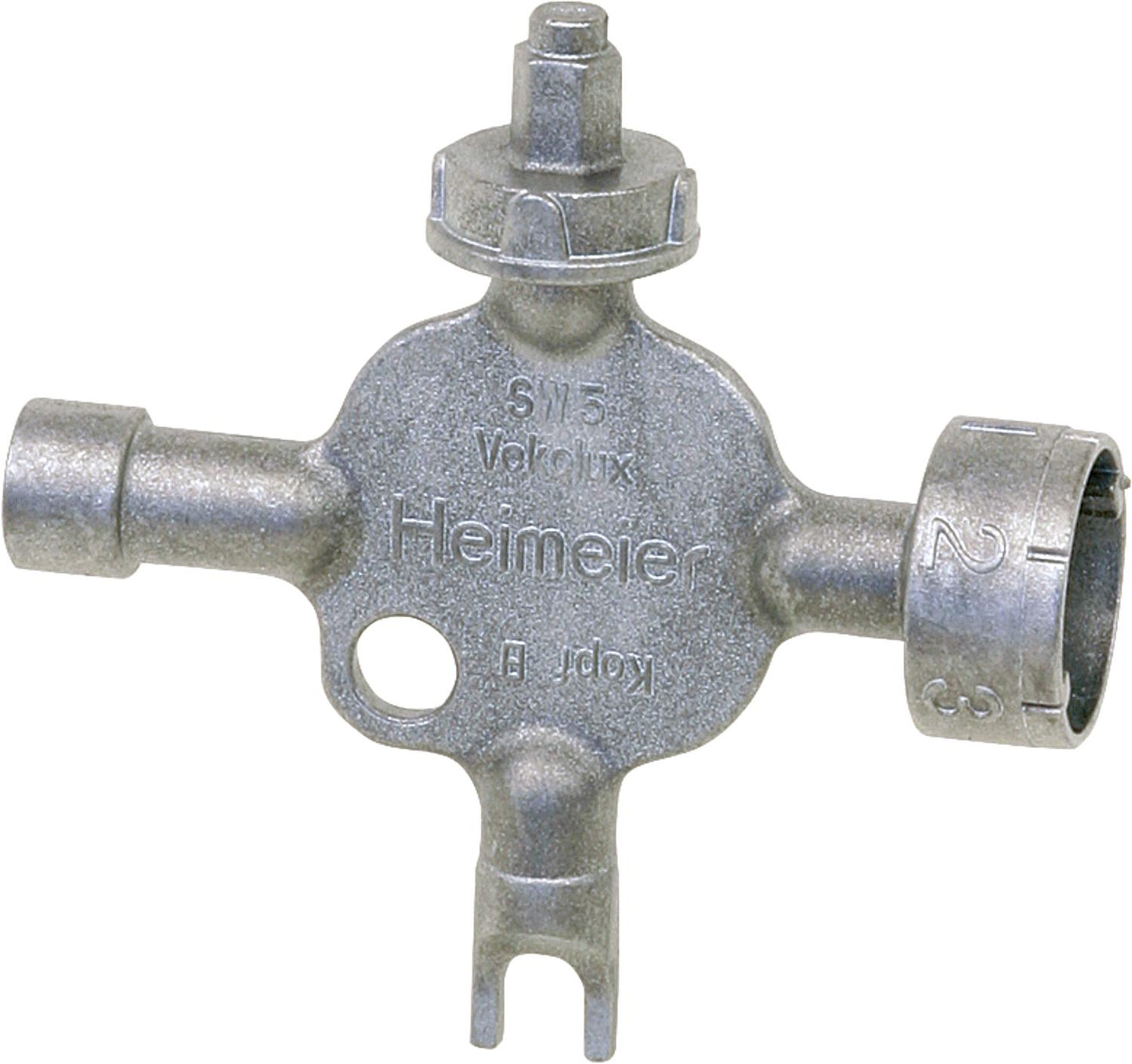 Universal key for Heimeier valves