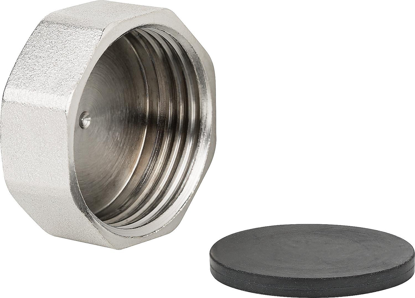 Embout avec filetage intérieur de 3/4", laiton nu