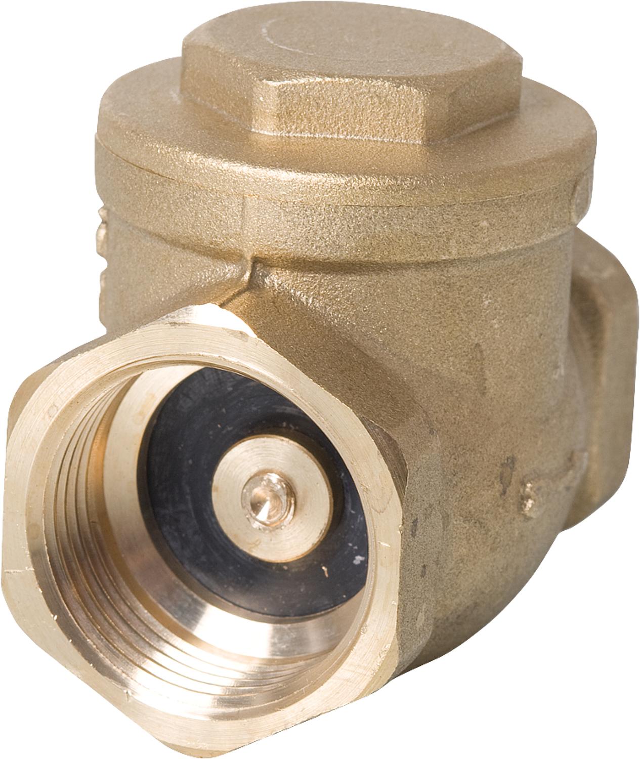 Rückschlagklappe, beidseitig IG mit Gummi-Dichtung auf der Ventilklappe