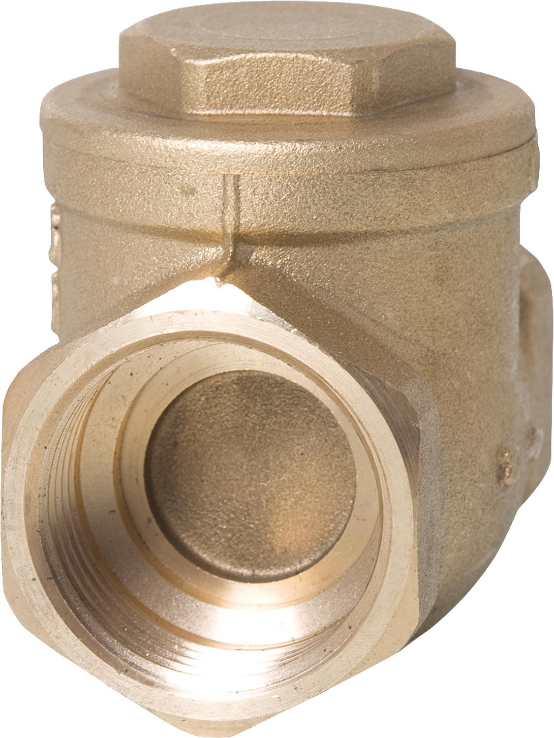 Rückschlagklappe, beidseitig IG mit Metall-Dichtung auf der Ventilklappe