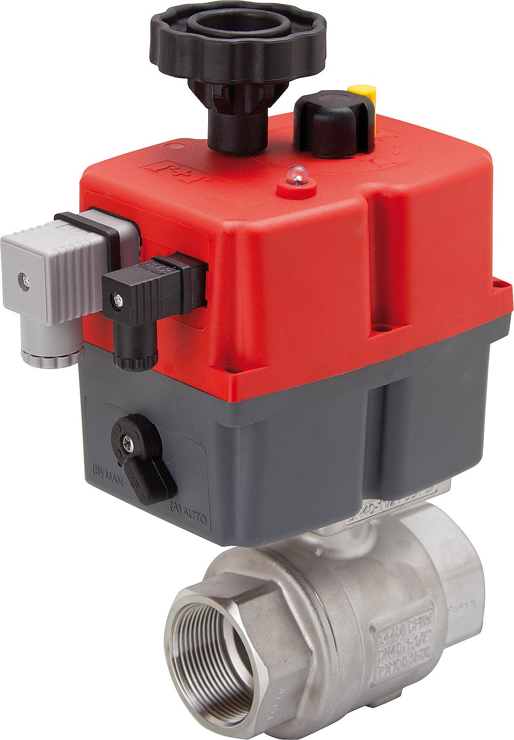 2-Wege Elektrokugelhahn, gerade Ausführung