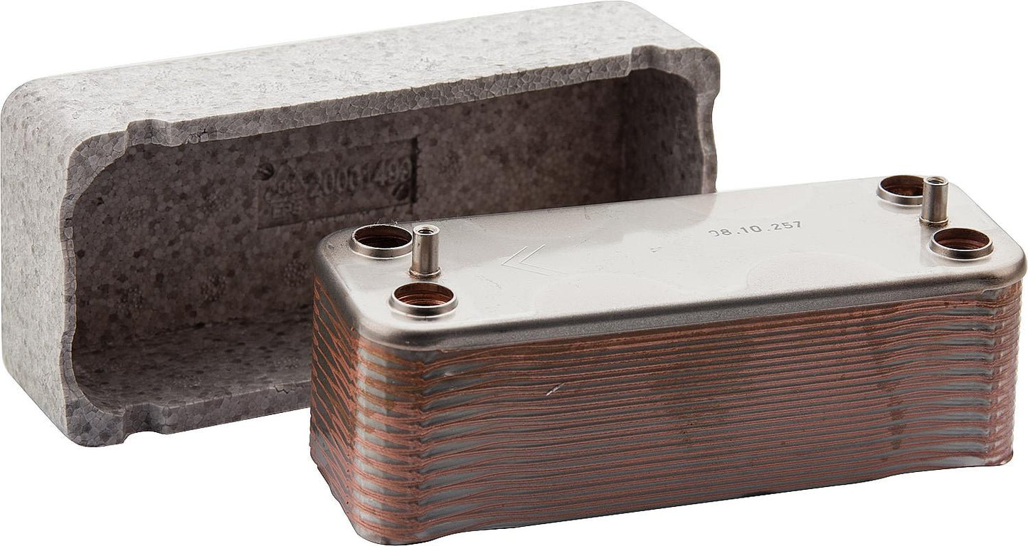 Échangeur de chaleur à plaques compatible avec Ecoheat Gas H15/HS15/S30 Réf. : 88.20270-0150