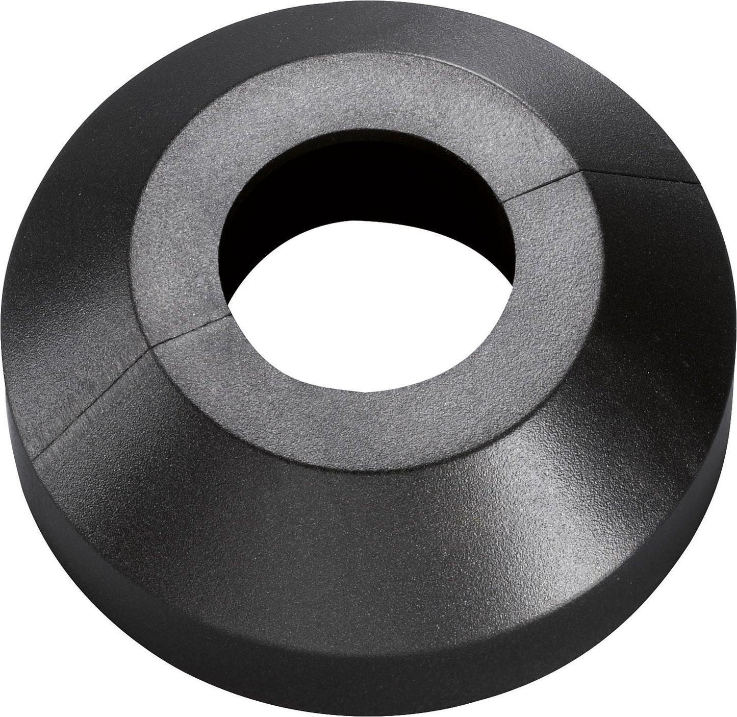 Single rosette type Munich black grey - similar to RAL 7021 - 15mm