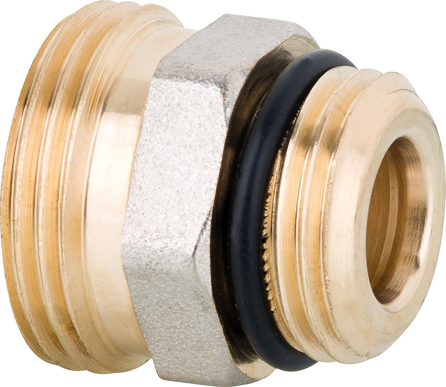 Connection nipple DN 15 (1/2") x DN (3/4") Eurocone