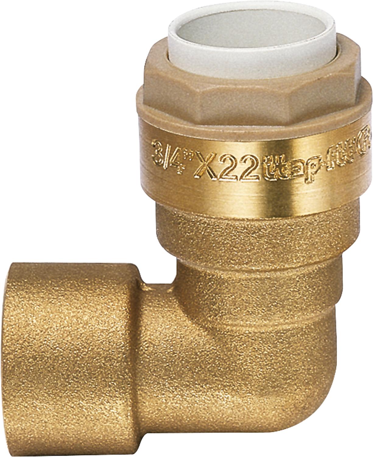 Itap-Fit transition elbow push-fit fitting, 12mm x 3/8" female thread